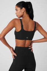 Run It Back Bra - Black