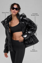 Stunner Puffer Jacket - Black