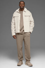 Canvas Utility Shacket - Bone