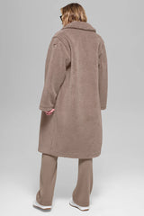 Oversized Sherpa Trench - Chai Latte