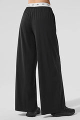 Breezy Wide Leg Pant (Long) - Black