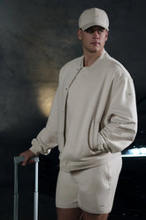 Renown Varsity Jacket - Bone