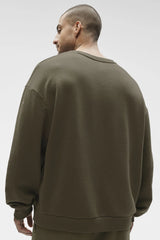 Chill Crew Neck Pullover - Olive Tree