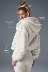 Faux Fur Foxy Jacket - Ivory