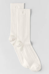 Cashmere Mesh Sock - Ivory