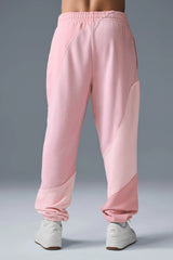 Make Waves Sweatpant - Sunset Pink Tonal
