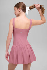 Alosoft Break Point Tennis Dress - Pink Wild Rose