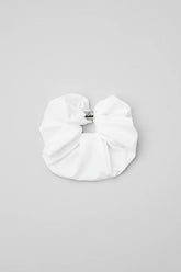 Bead It Oversized Scrunchie - White