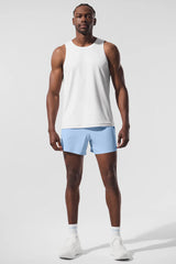 5" Adapt Running Short - Seashell Blue