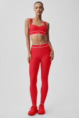 Airlift Alignment Bra - Bright Red/White