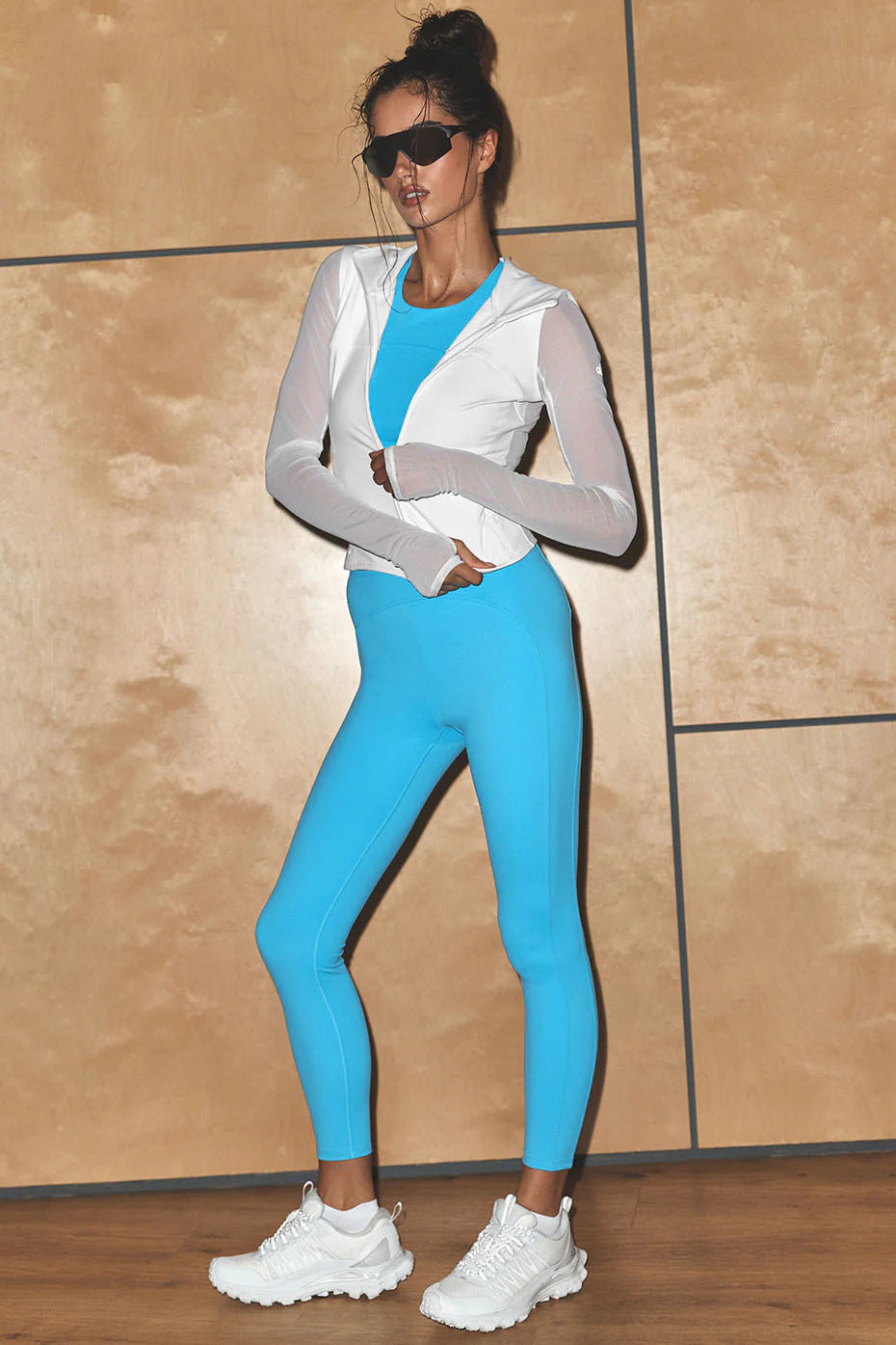 ALO Softsculpt High-Waist 7/8 Superset Legging - Azure Blue