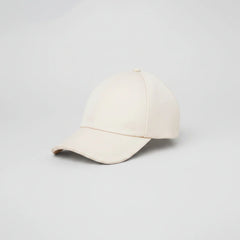 Satin Off-Duty Cap - Creme