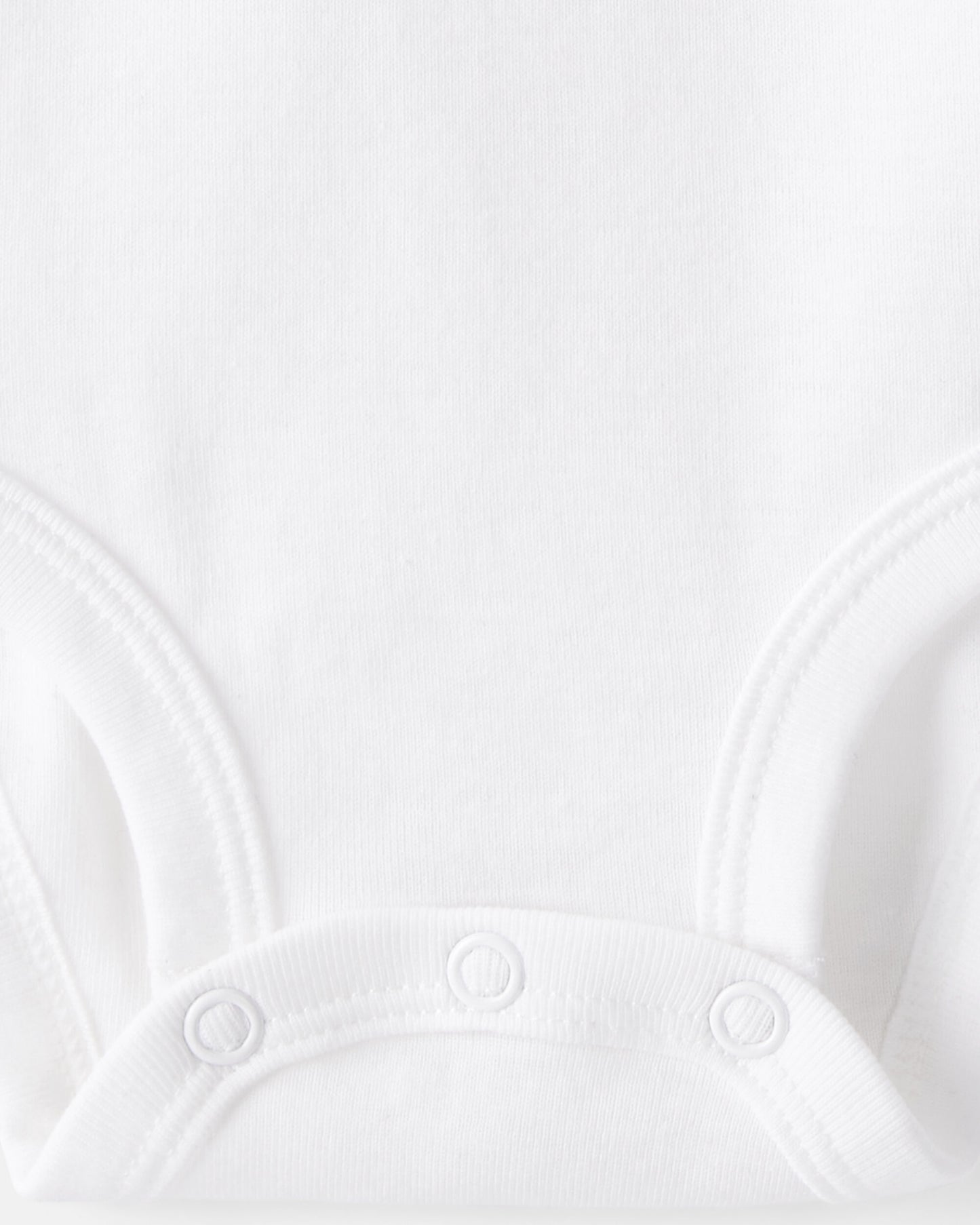 Baby 4-Pack Long-Sleeve Bodysuits - White