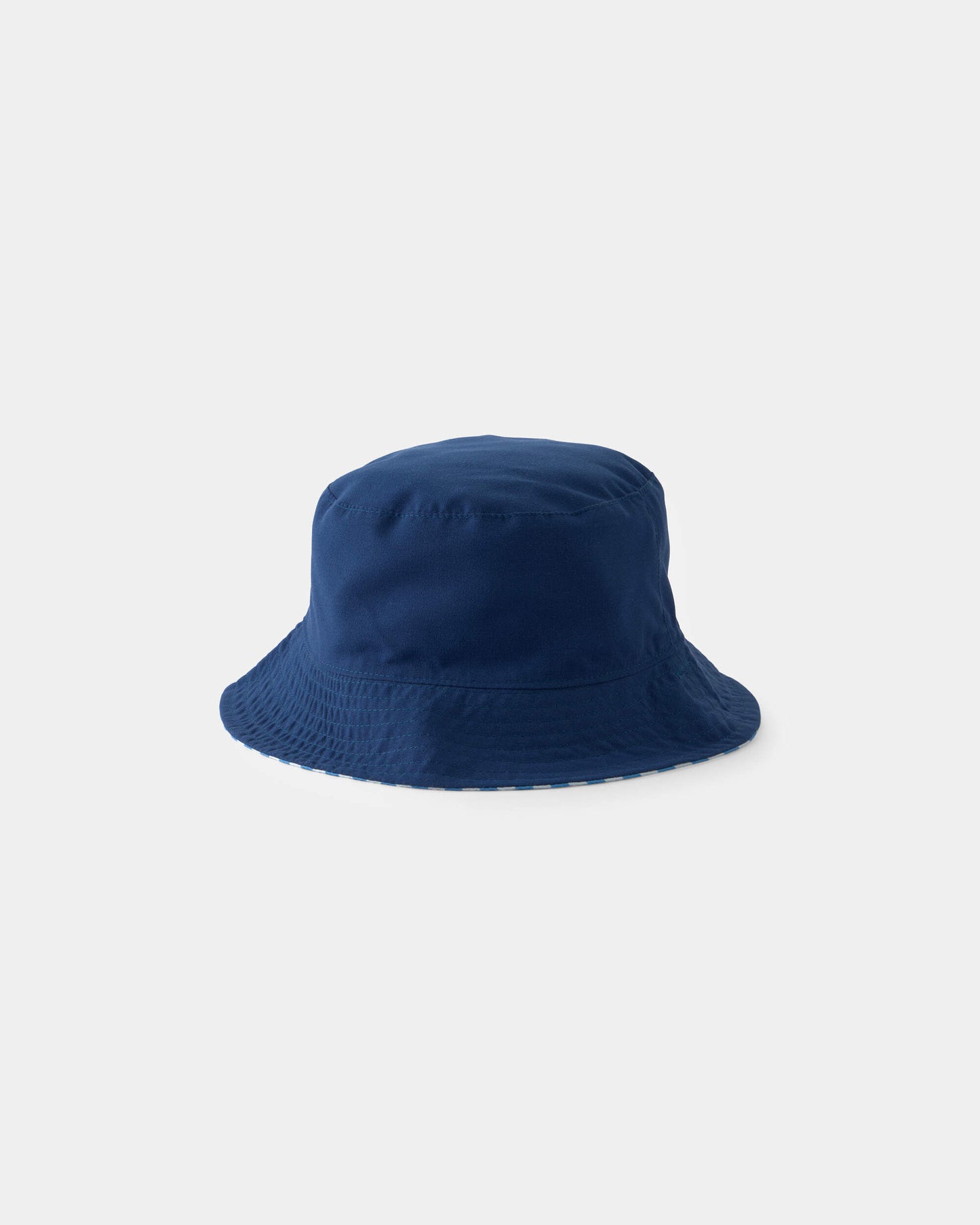 Baby Boy Reversible Stripe Swim Hat - Blue