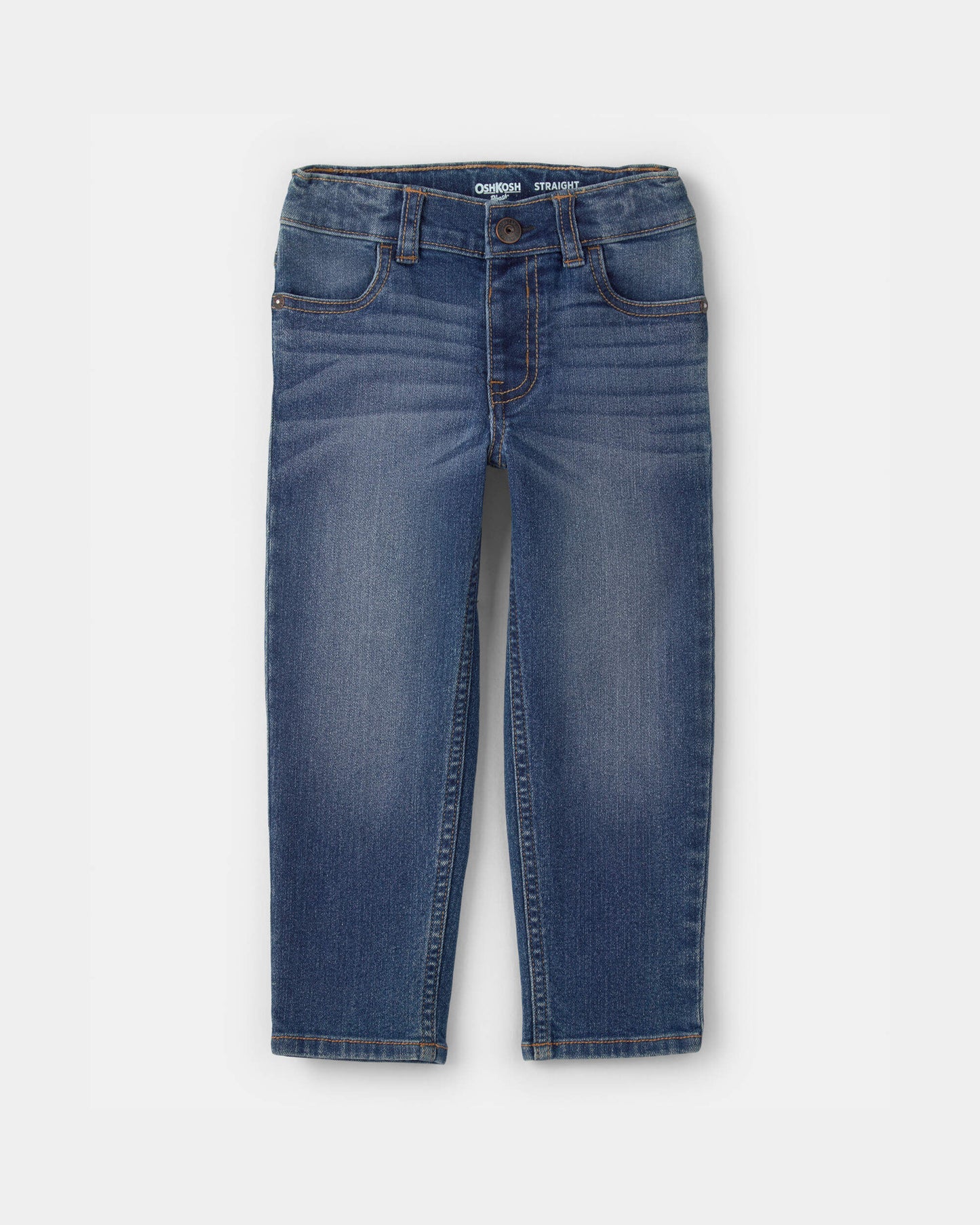 Toddler Neutral Dark Wash Straight-Leg Jeans