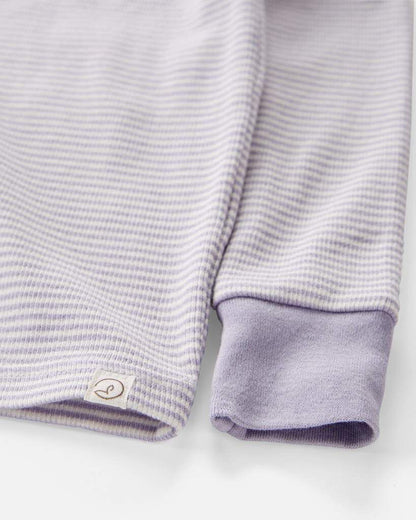 Toddler Girl Striped Organic Cotton Pajamas Set