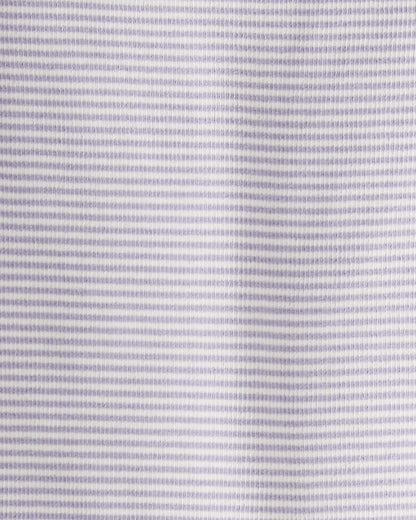 Toddler Girl Striped Organic Cotton Pajamas Set