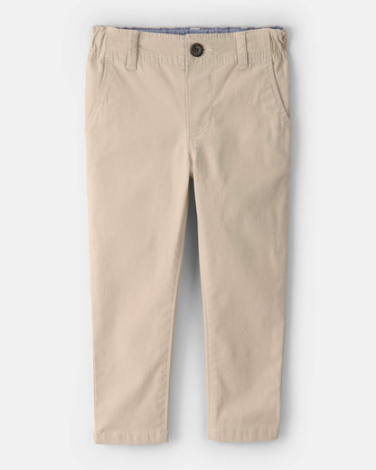 Toddler Boy Slim Tapered Chino Pants - Khaki