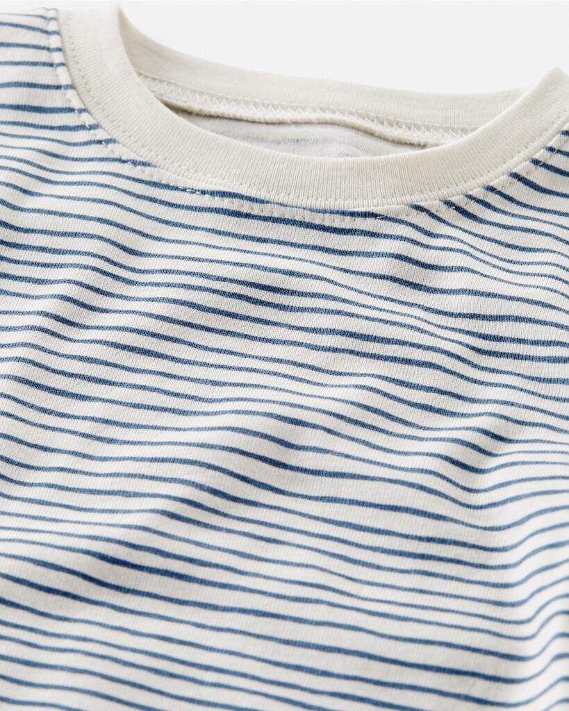Toddler Organic Cotton Pajamas Set in Stripes