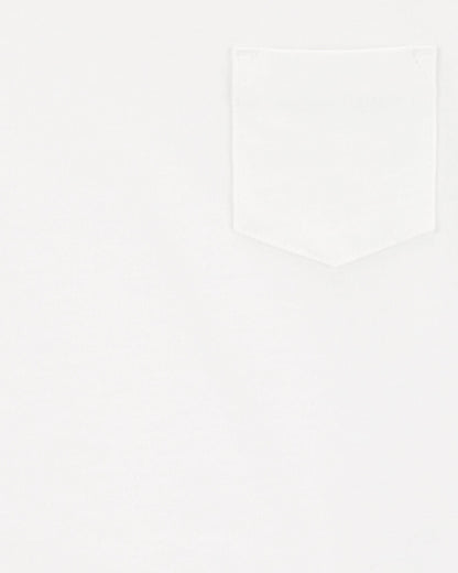 Toddler Boy Pocket Tank - White