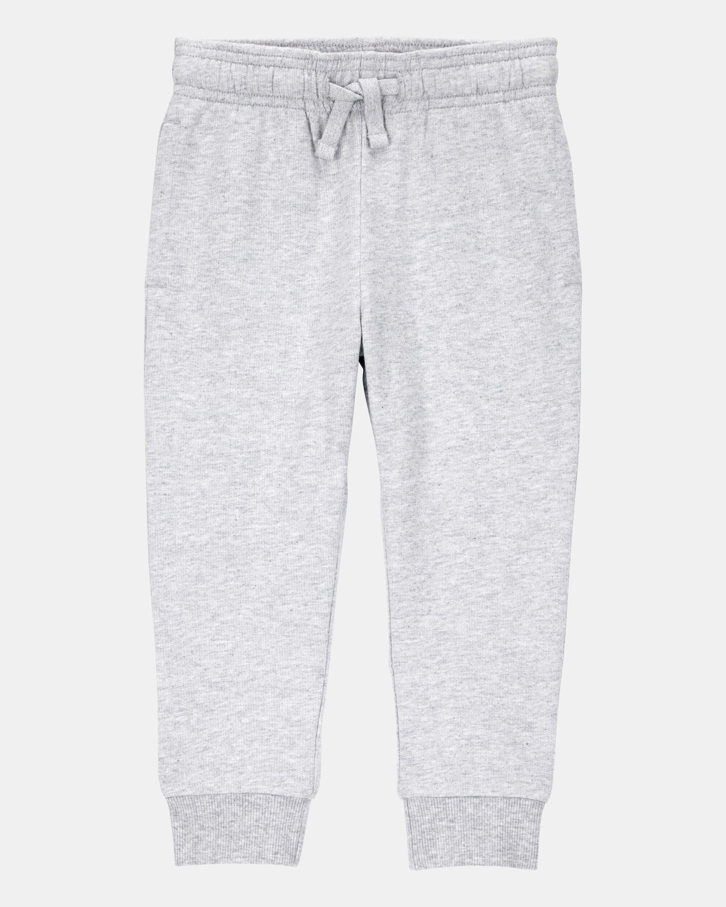 Toddler Boy Pull-On Drawstring Joggers - Grey