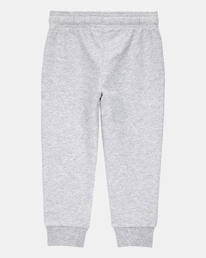 Toddler Boy Pull-On Drawstring Joggers - Grey