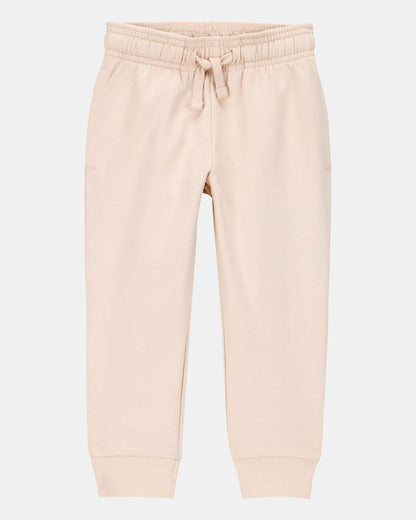 Toddler Boy Pull-On Drawstring Joggers - Khaki