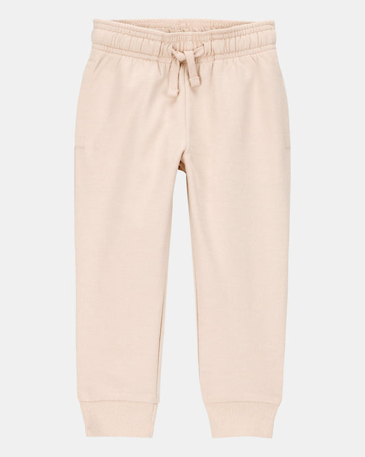 Toddler Boy Pull-On Drawstring Joggers - Khaki