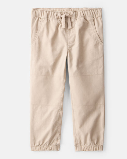 Toddler Boy  Cotton Everyday Pull-On Jogger - Khaki