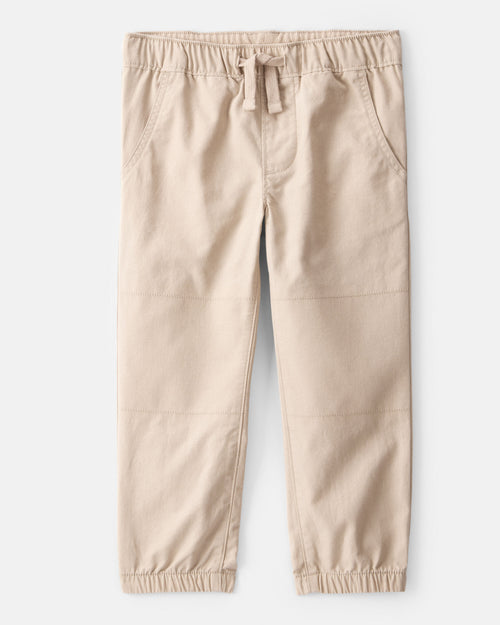 Toddler Boy  Cotton Everyday Pull-On Jogger - Khaki