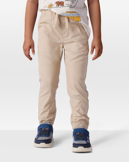 Toddler Boy  Cotton Everyday Pull-On Jogger - Khaki