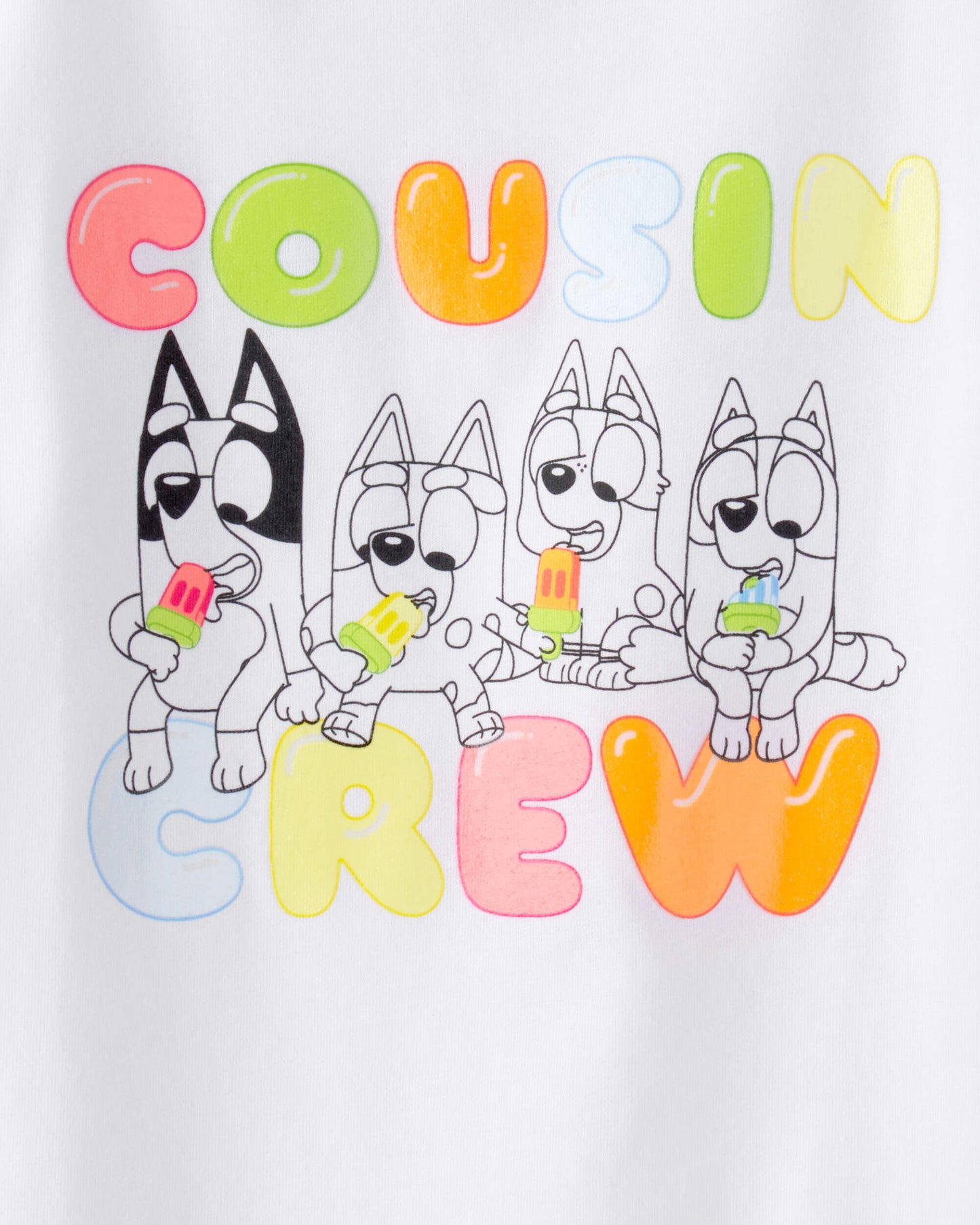 Toddler Bluey™ Graphic Tee - White
