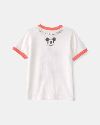 Toddler Disney© Mickey Mouse Graphic Tee - White