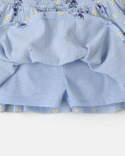 Toddler Girl 2-Piece Bluey™ Top & Skort Set - Yellow/Blue