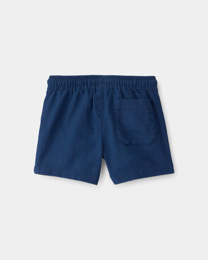 Toddler Boy Twill Shorts - Blue