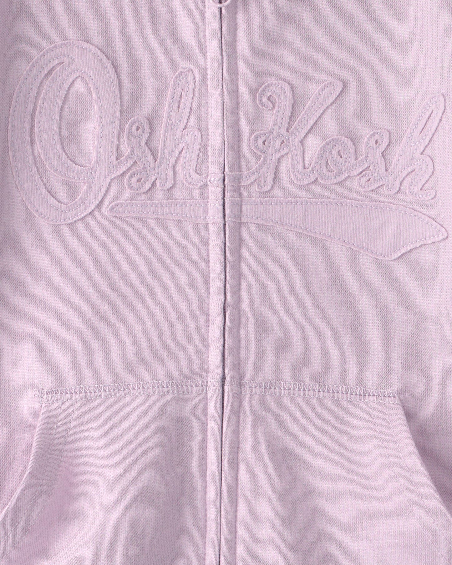 Toddler Girl OshKosh Logo Zip-Up Hoodie - Purple