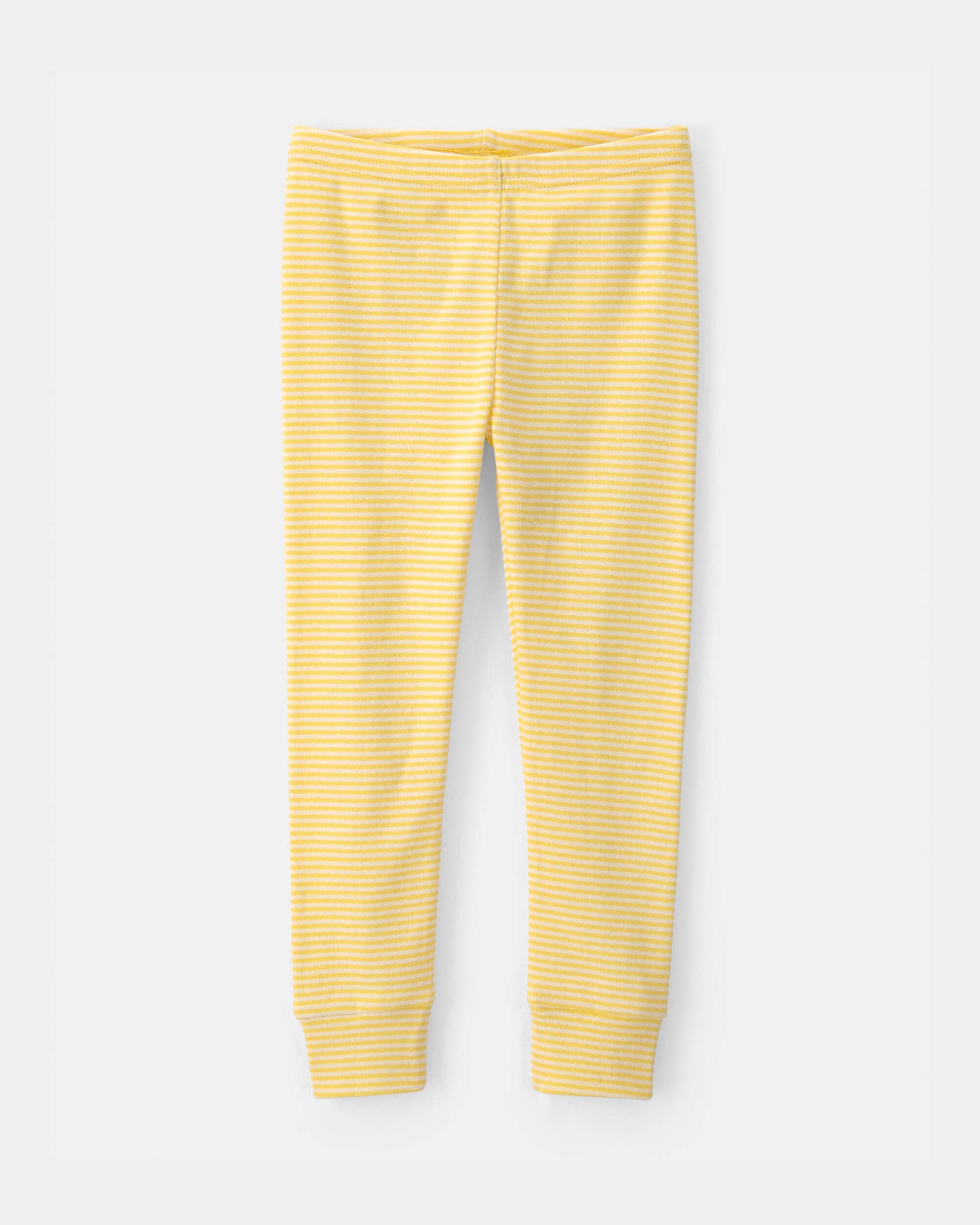 Toddler Girl Strawberry 100% Cotton Snug Fit 2-Piece Pajama Set - Yellow