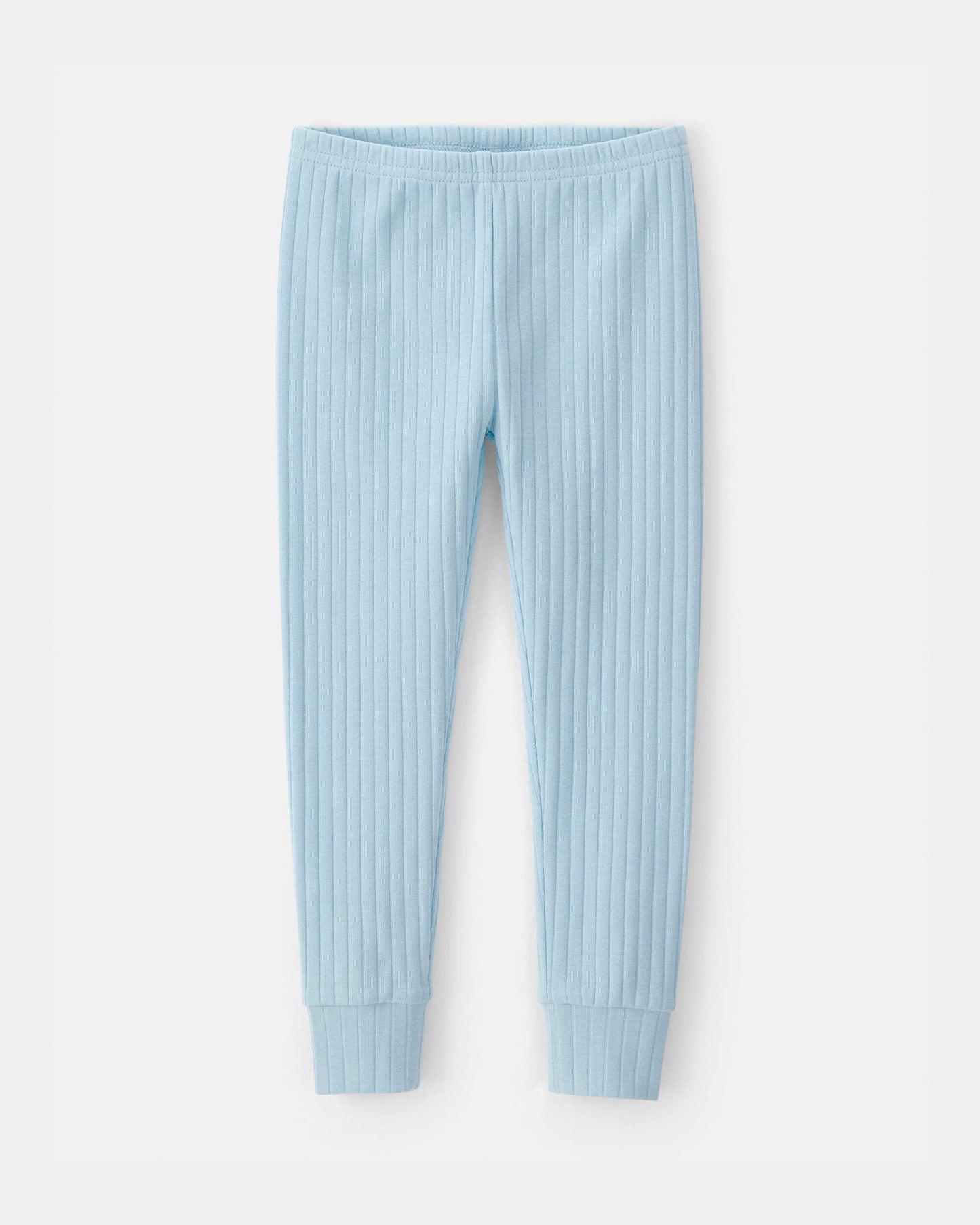 Toddler Boy Rib Snug Fit 2-Piece Pajama Set - Blue