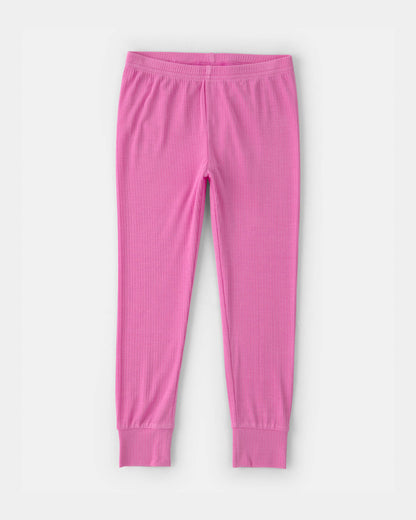 Toddler Girl PurelySoft Short-Sleeve Snug Fit 2-Piece Pajama Set - Pink
