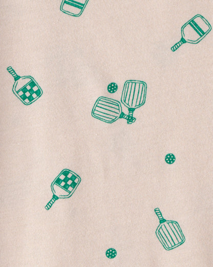 Toddler Pickleball T-Shirt - Brown