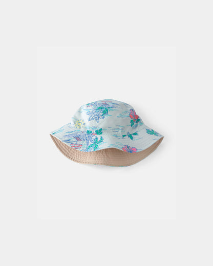 Toddler Tropical Beach Reversible Bucket Swim Hat