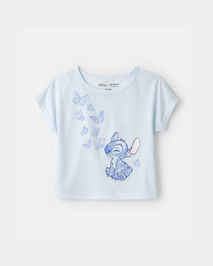 Toddler Girl 2-Piece Disney© Lilo & Stitch Short-Sleeve Pajama Set - Blue