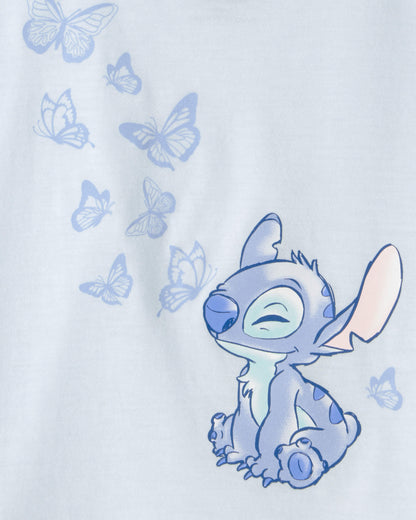 Toddler Girl 2-Piece Disney© Lilo & Stitch Short-Sleeve Pajama Set - Blue