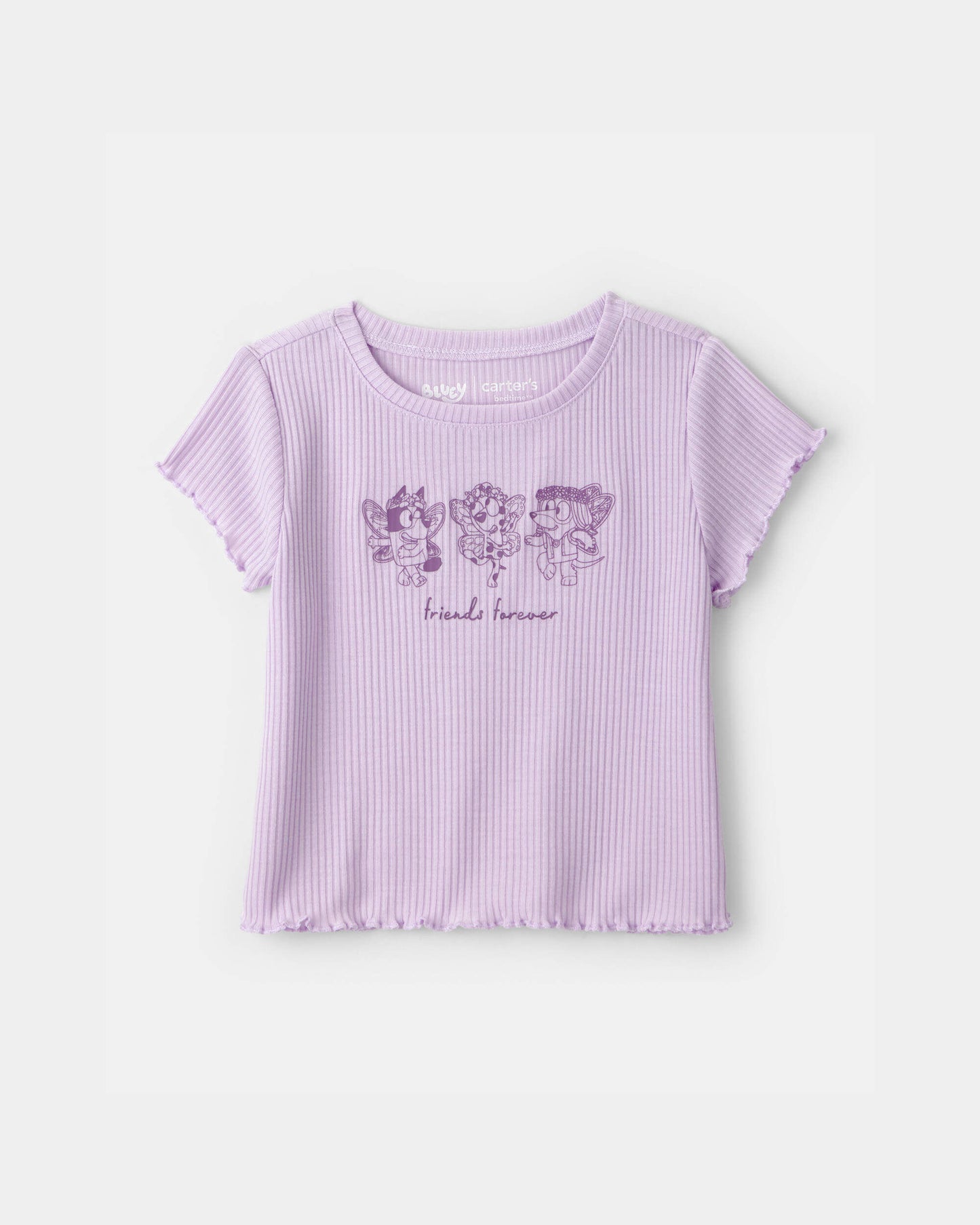 Toddler Girl 2-Piece Bluey™ Short-Sleeve Pajama Set - Purple