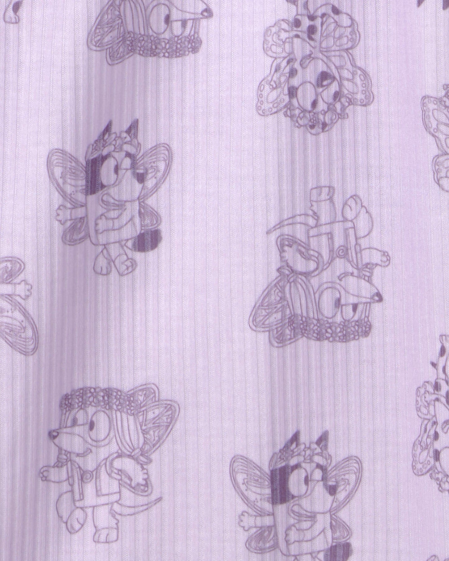 Toddler Girl 2-Piece Bluey™ Short-Sleeve Pajama Set - Purple