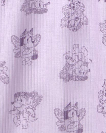 Toddler Girl 2-Piece Bluey™ Short-Sleeve Pajama Set - Purple