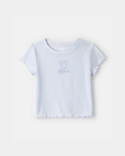 Toddler Girl 2-Piece Disney© Minnie Mouse Short-Sleeve Pajama Set - Blue