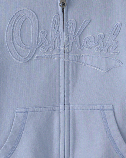 Toddler OshKosh Logo Zip-Up Hoodie - Blue