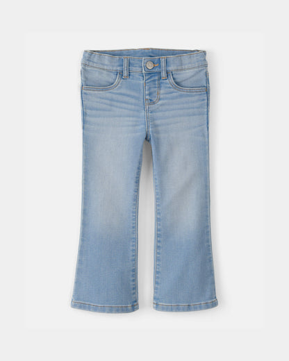 Toddler Girl Denim Flare Jeans - Light Blue