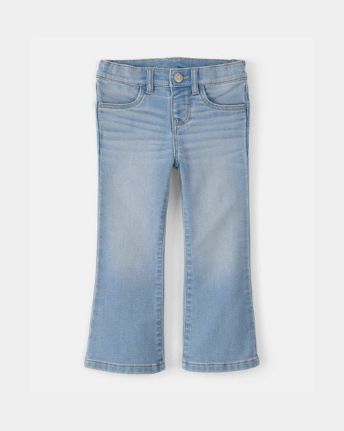 Toddler Girl Denim Flare Jeans - Light Blue